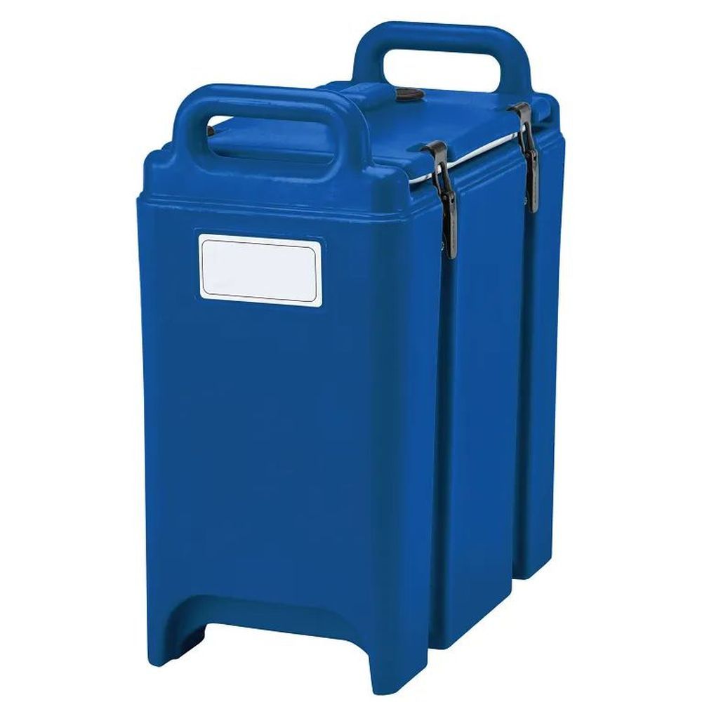 Cambro Camtainers Navy Blue Insulated Soup Server Without Spigot, 3 3/8 Gallon Capacity