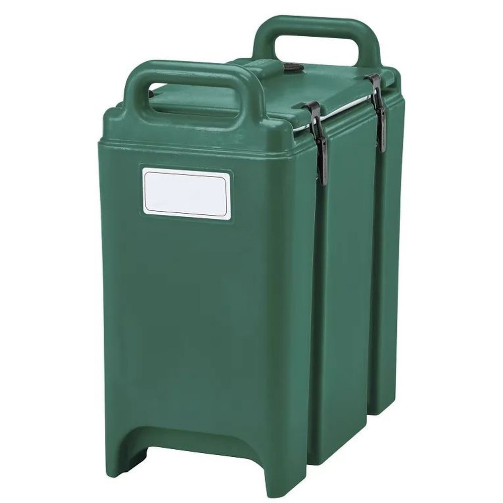 Cambro Camtainers Green Insulated Soup Server Without Spigot, 3 3/8 Gallon Capacity