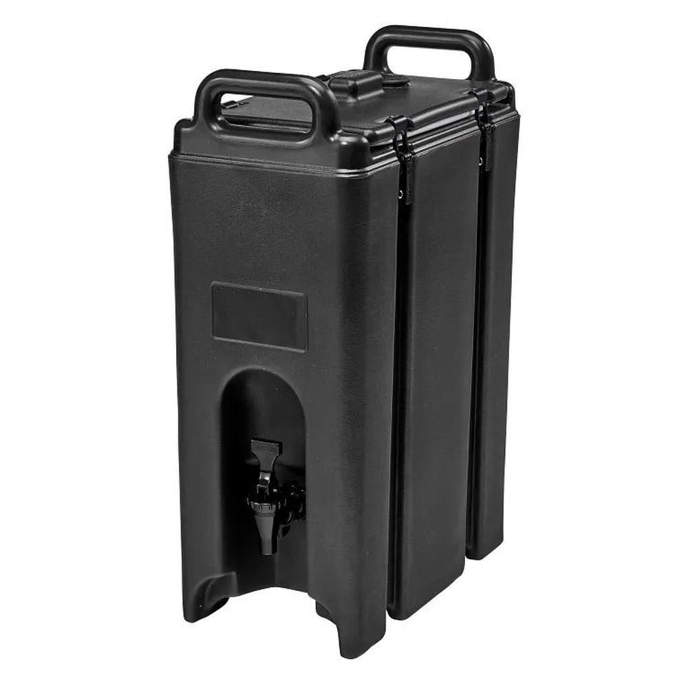 Cambro Camtainers Black Insulated Beverage Server, 11 3/4 Gallon Capacity