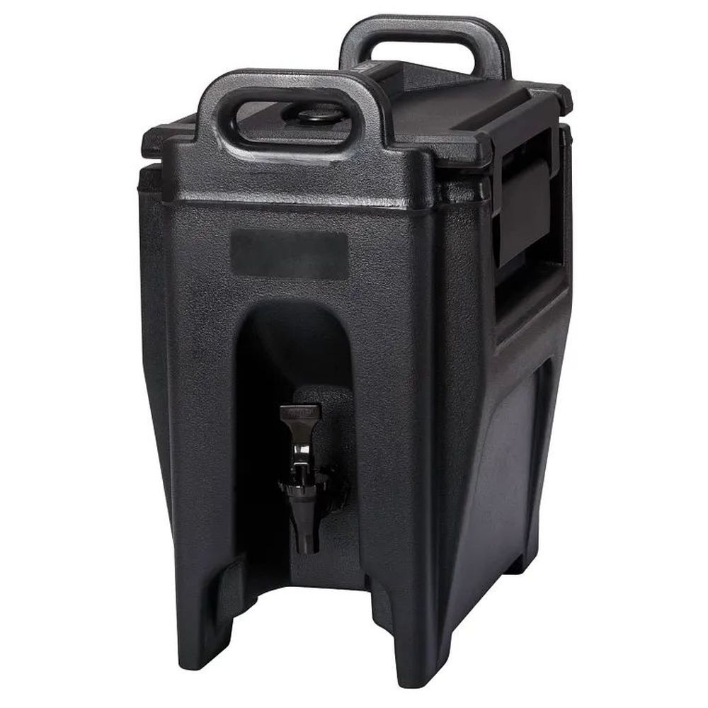 Cambro Ultra Camtainer Black Insulated Beverage Server, 2.5 Gallon Capacity