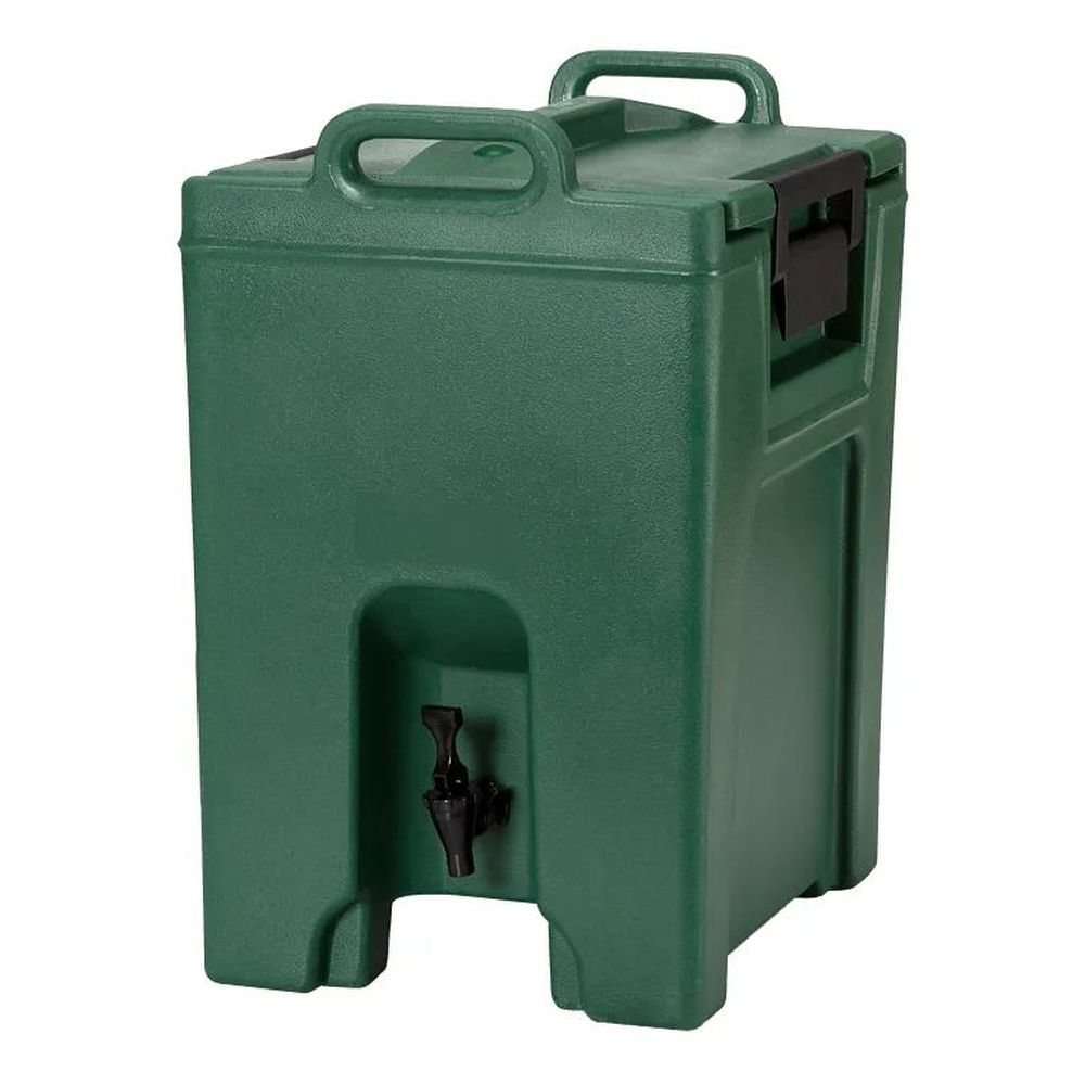 Cambro Ultra Camtainer Green Insulated Beverage Server, 10.5 Gallon Capacity