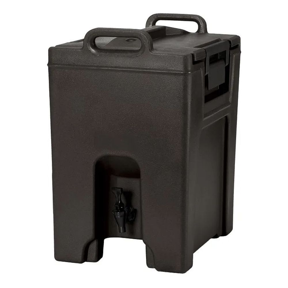 Cambro Ultra Camtainer Black Insulated Beverage Server, 10.5 Gallon Capacity