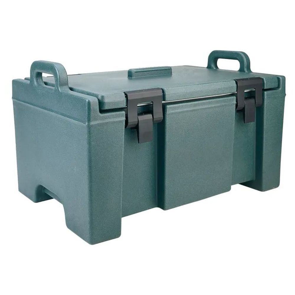Cambro 100-series Granite Green Non Electric Insulated Top-loading Multiple Stackable Gn Food Pan Carrier, 26 5/8 X 18 X 15 3/4 Inch