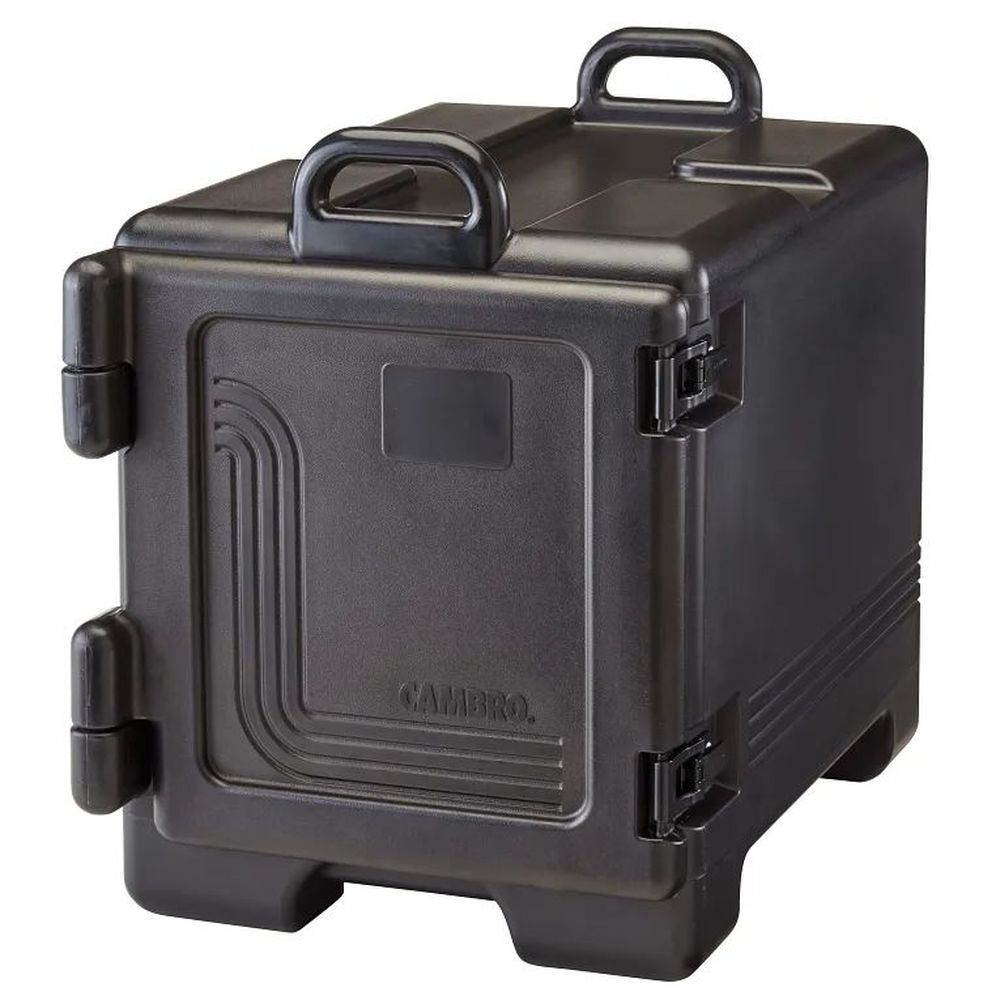 Cambro Black Non-electric Insulated Front Loading Ultra Food Pan Carrier, 17 X 25 3/4 X 22 3/8 Inch