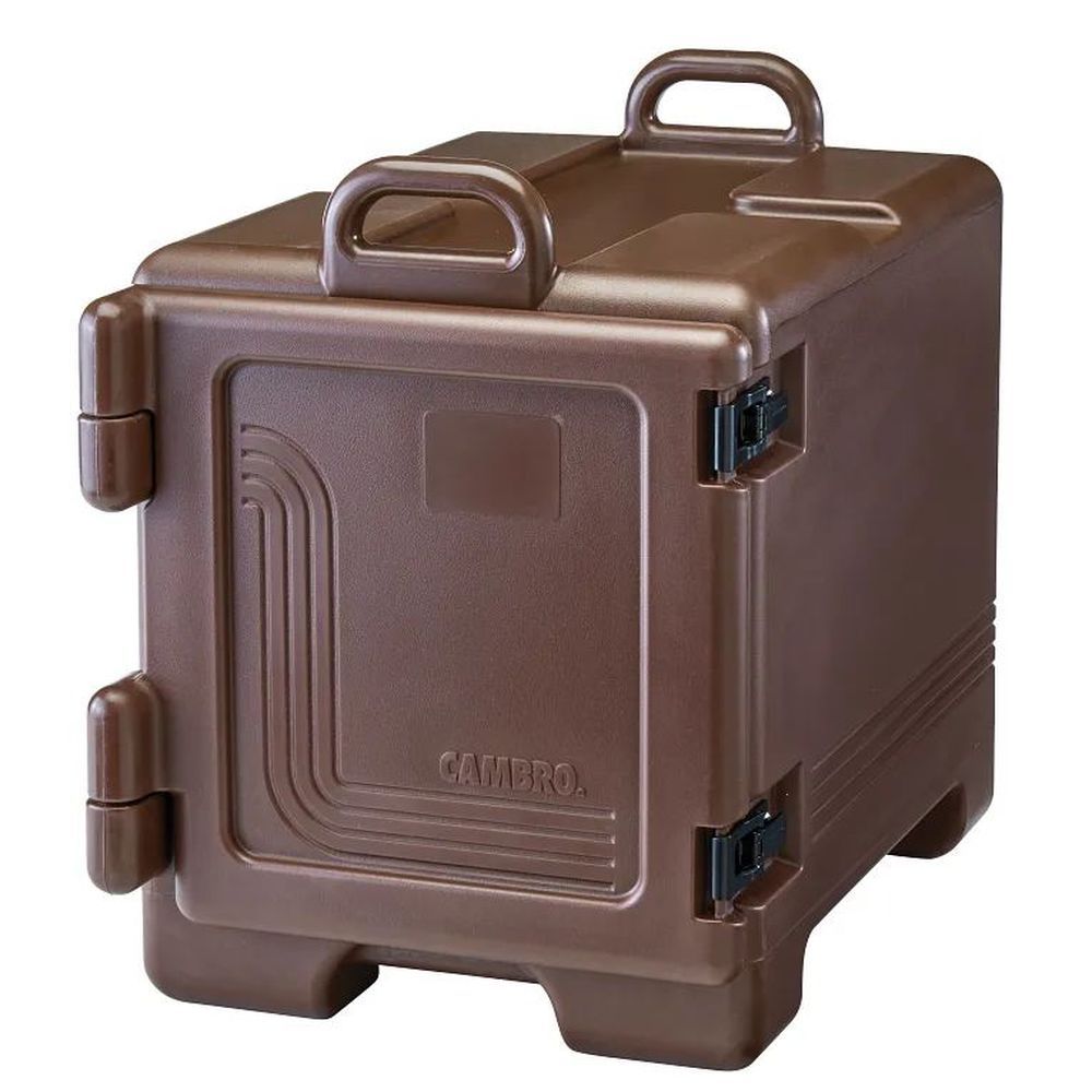 Cambro Dark Brown Non-electric Insulated Front Loading Ultra Food Pan Carrier, 17 X 25 3/4 X 22 3/8 Inch