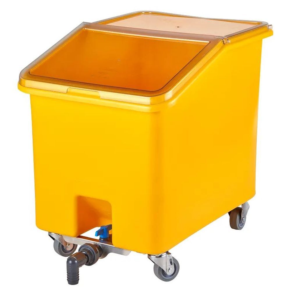 Cambro Yellow 37 Gallon Soak And Brine Tank, 21 1?2 X 29 1?2 X 28 1?4 Inch