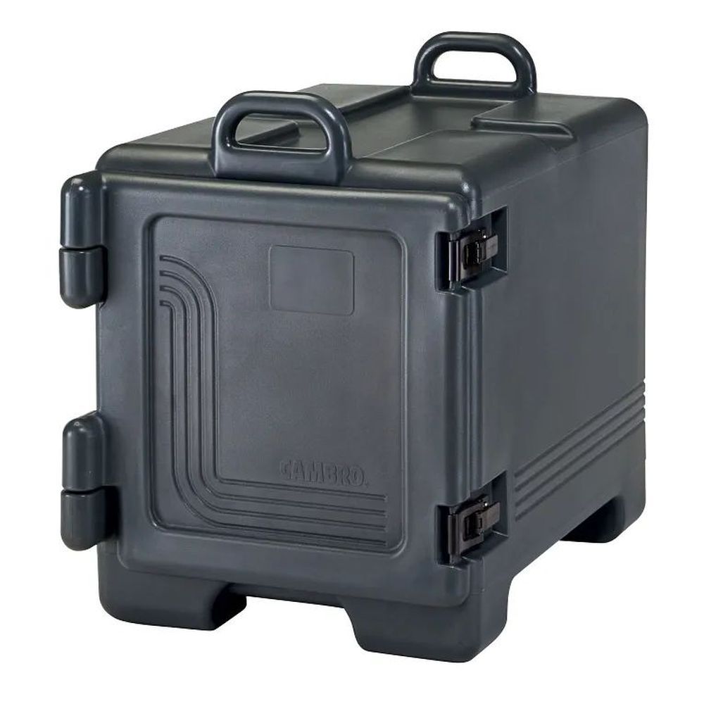 Cambro Black Insulated Front Loading Sheet Pan, Trays And Food Pan Combo Carrier, 17 X 25 3/4 X 22 3/8 Inch