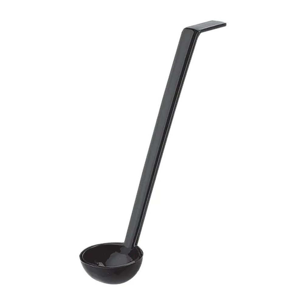 Cambro Camwear Black Polycarbonate 1 Ounce Plain Ladle, 10 9/16 Inch -- 12 Per Case