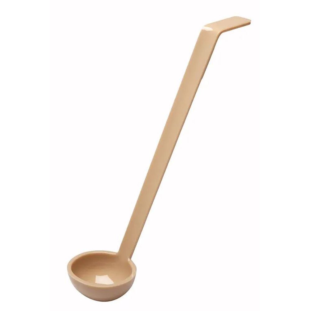 Cambro Camwear Beige Polycarbonate 1 Ounce Plain Ladle, 10 9/16 Inch -- 12 Per Case