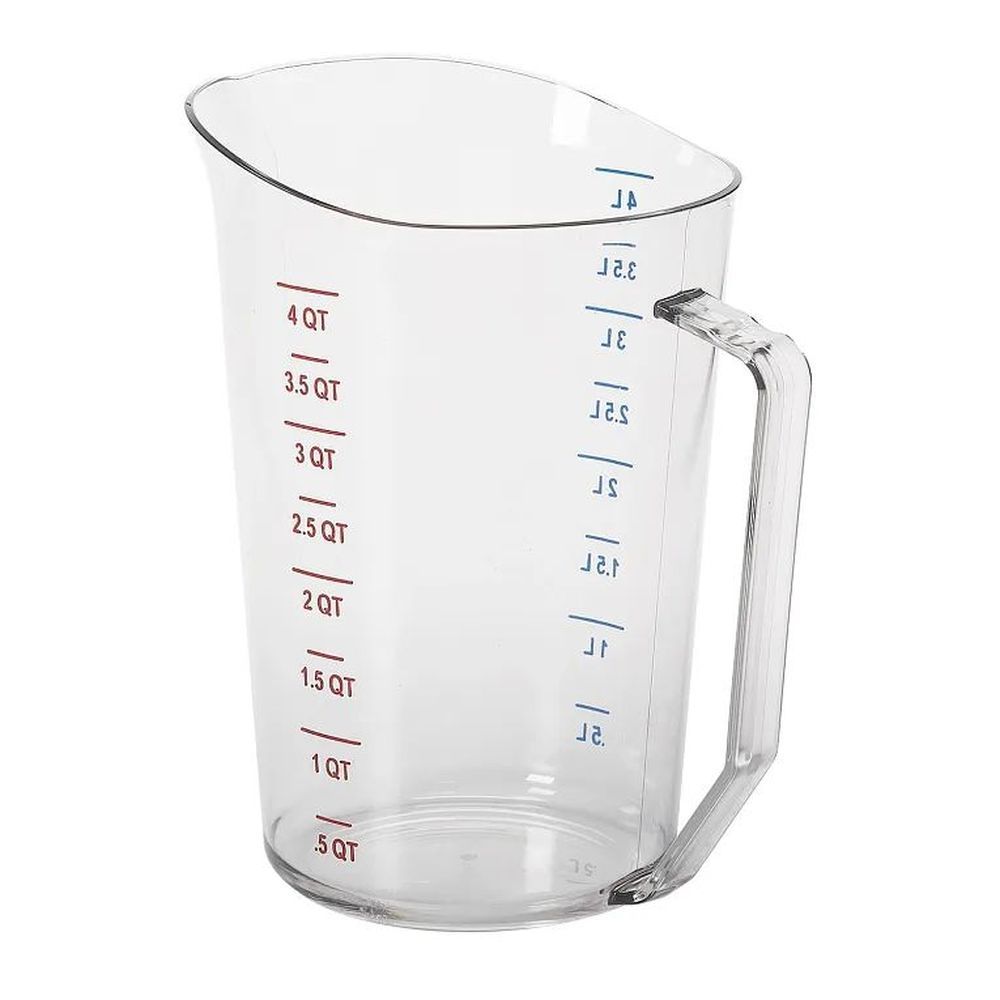 Cambro Camwear Clear Polycarbonate Measuring Cup, 1 Quart Capacity -- 12 Per Case