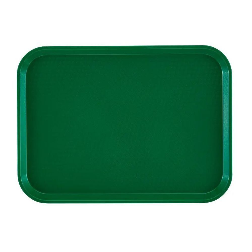 Cambro Sherwood Green Polypropylene Fast Food Tray, 10 7/16 X 13 9/16 Inch -- 24 Per Case