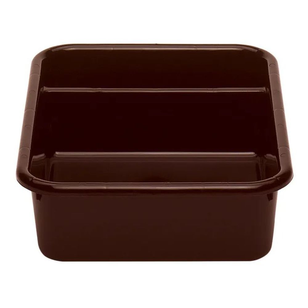 Cambro Cambox Dark Brown Poly Two Compartment Bus Box, 16 X 21 Inch -- 12 Per Case