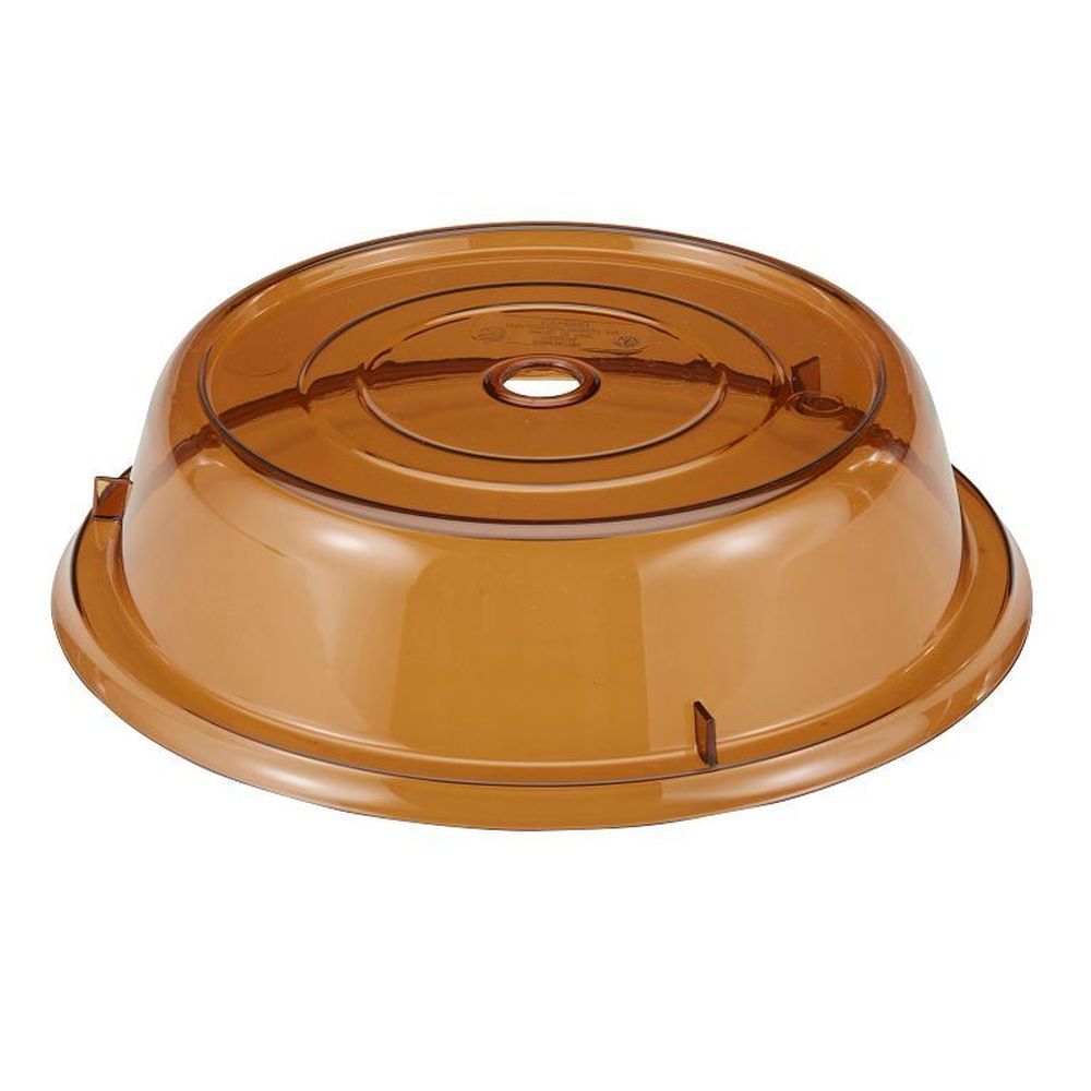 Cambro Camwear Camcovers Amber Plate Cover, 10 Inch Dia. X 2 7/8 Inch Height -- 12 Per Case