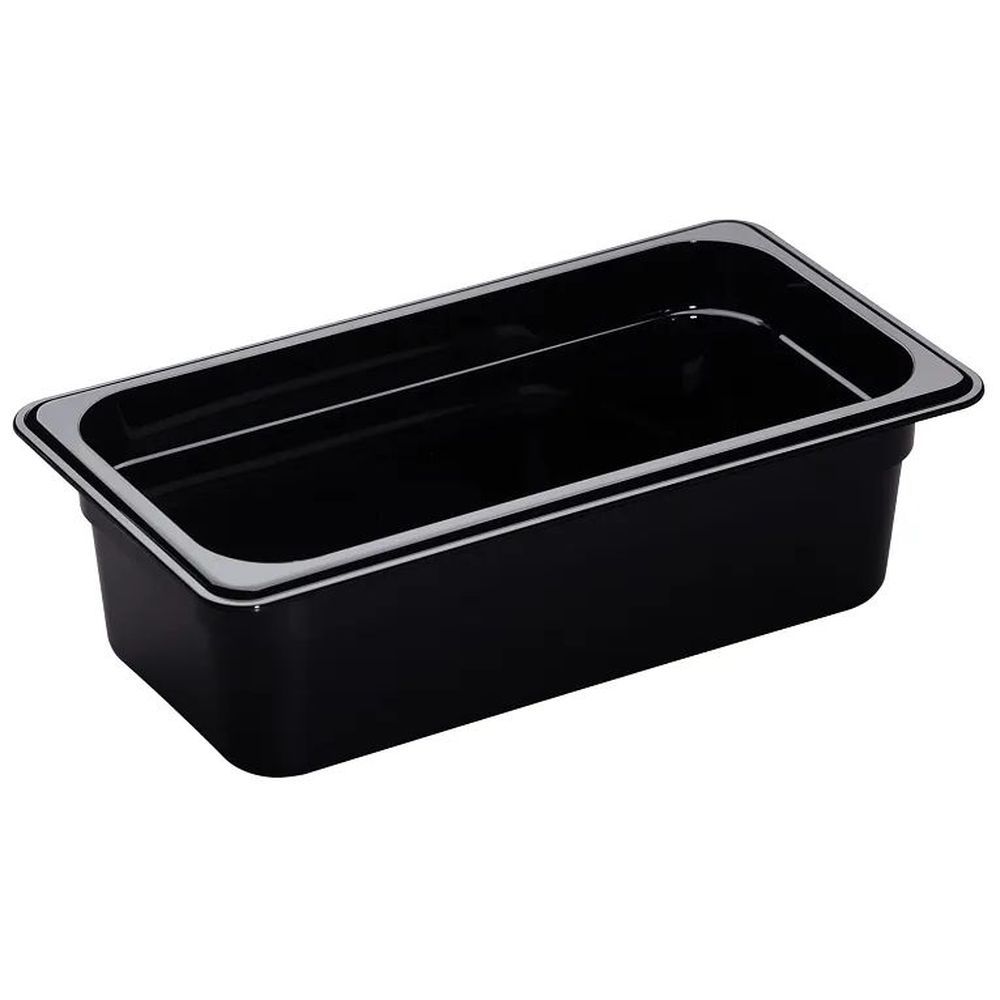 Cambro H-pan Black Gn 1/3 Third Size 3.8 Quart High Heat Food Pan, 6 15/16 X 12 3/4 X 4 Inch -- 6 Per Case