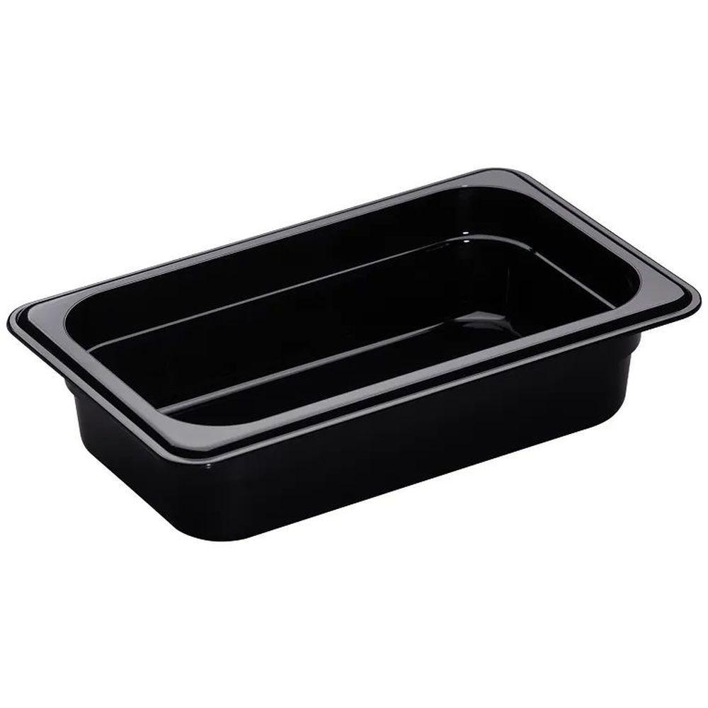 Cambro H-pan Black Gn 1/4 Fourth Size 1.8 Quart High Heat Food Pan, 6 3/8 X 10 7/16 X 2 1/2 Inch -- 6 Per Case