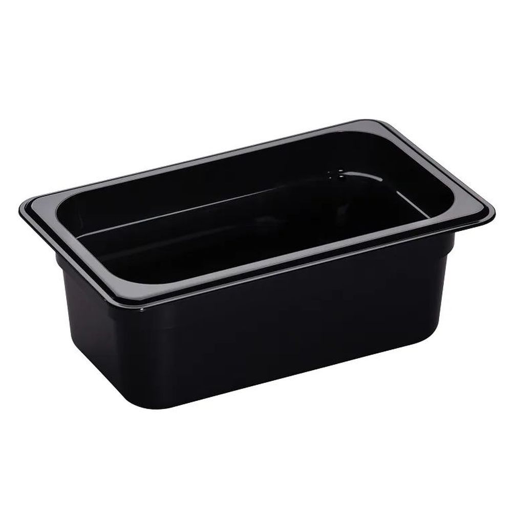 Cambro H-pan Black Gn 1/4 Fourth Size 2.7 Quart High Heat Food Pan, 6 3/8 X 10 7/16 X 4 Inch -- 6 Per Case