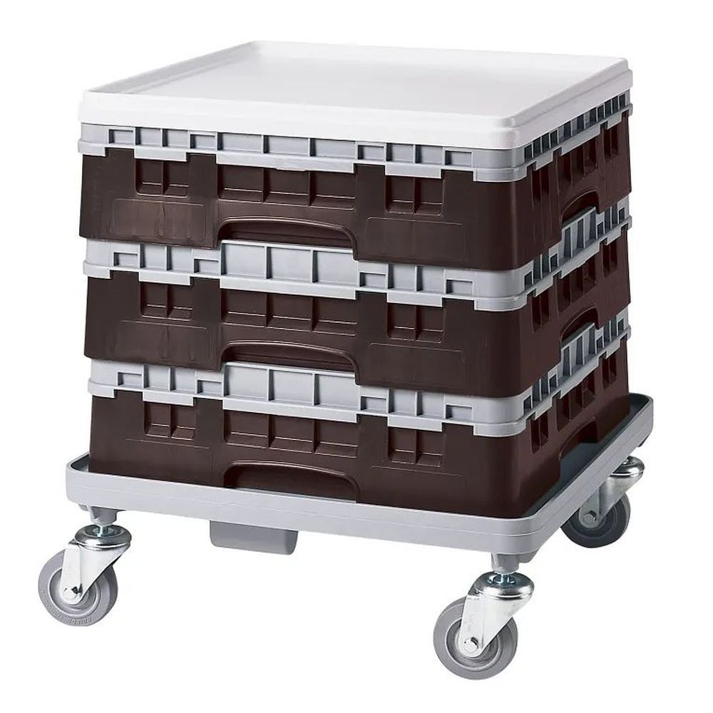 Cambro Camrack Brown Polypropylene Full Size With 1 Extender Base Rack, 19 3/4 X 19 3/4 X 5 5/8 Inch -- 5 Per Case