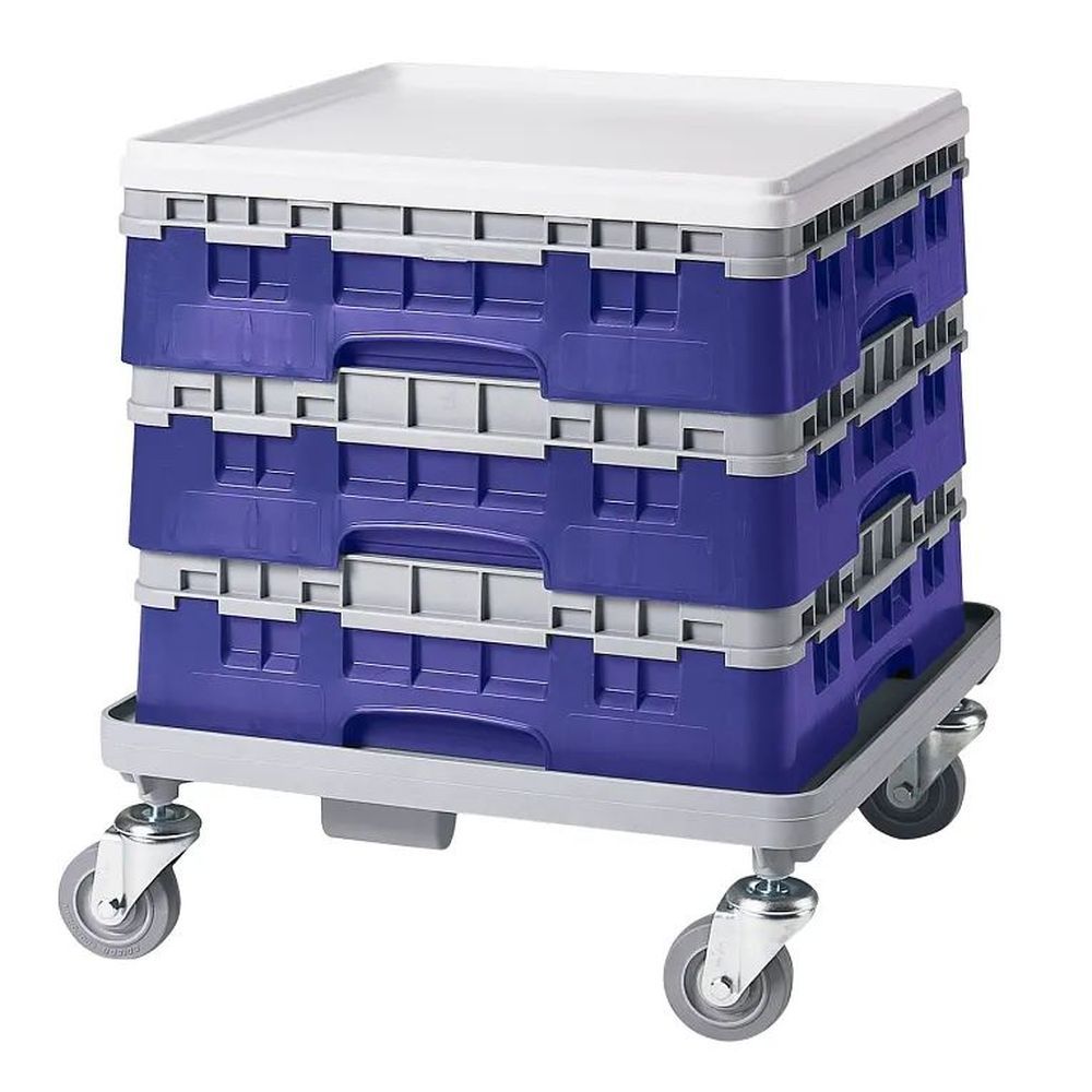 Cambro Camrack Navy Blue Polypropylene Full Size With 1 Extender Base Rack, 19 3/4 X 19 3/4 X 5 5/8 Inch -- 5 Per Case