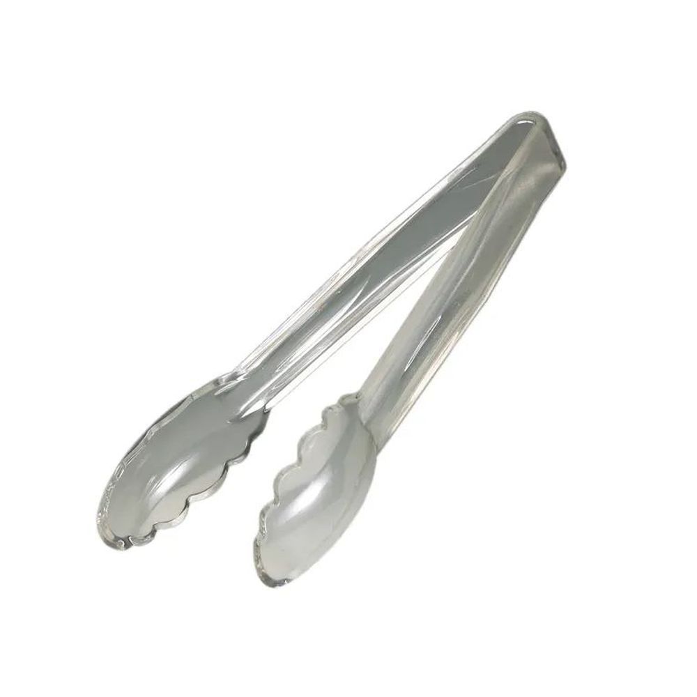 Cambro Camwear Clear Scallop Grip Tong, 9 Inch -- 12 Per Case
