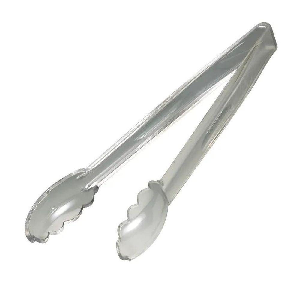 Cambro Camwear Clear Scallop Grip Surface Tong, 12 Inch -- 12 Per Case
