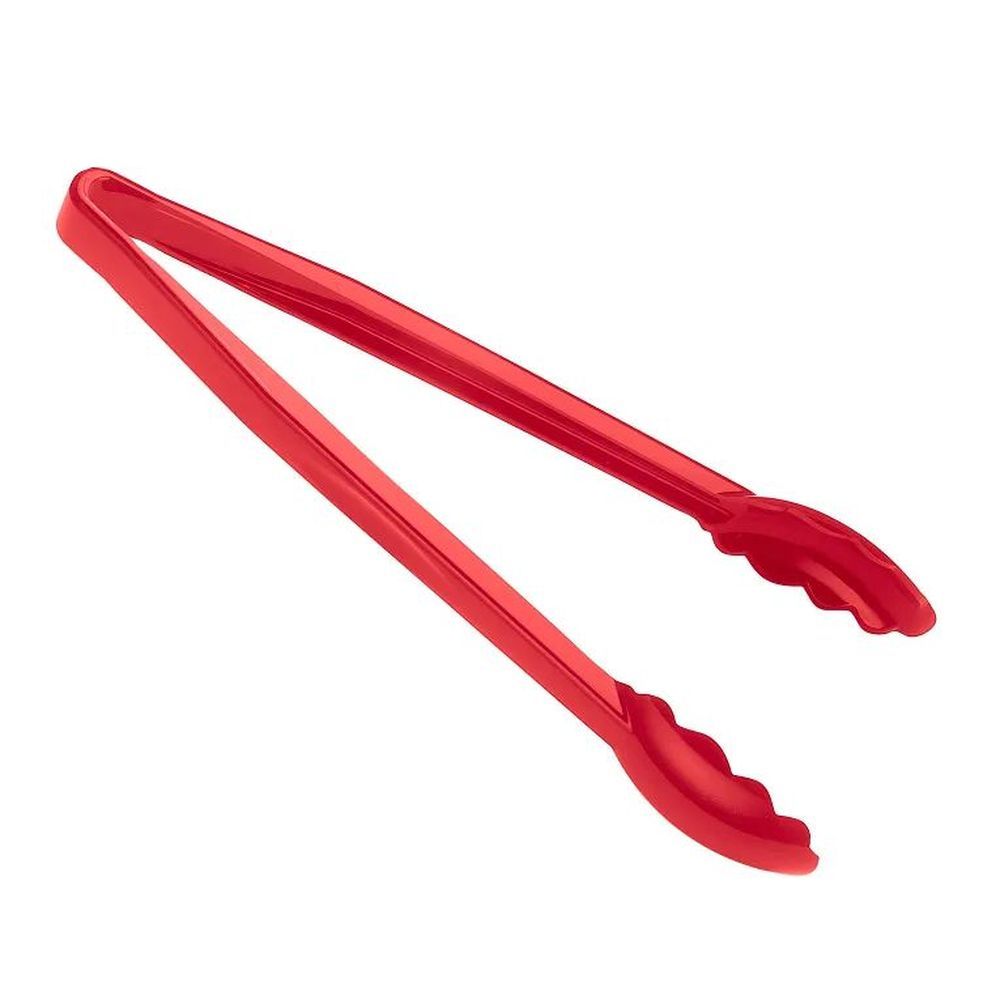 Cambro Camwear Red Scallop Grip Surface Tong, 12 Inch -- 12 Per Case