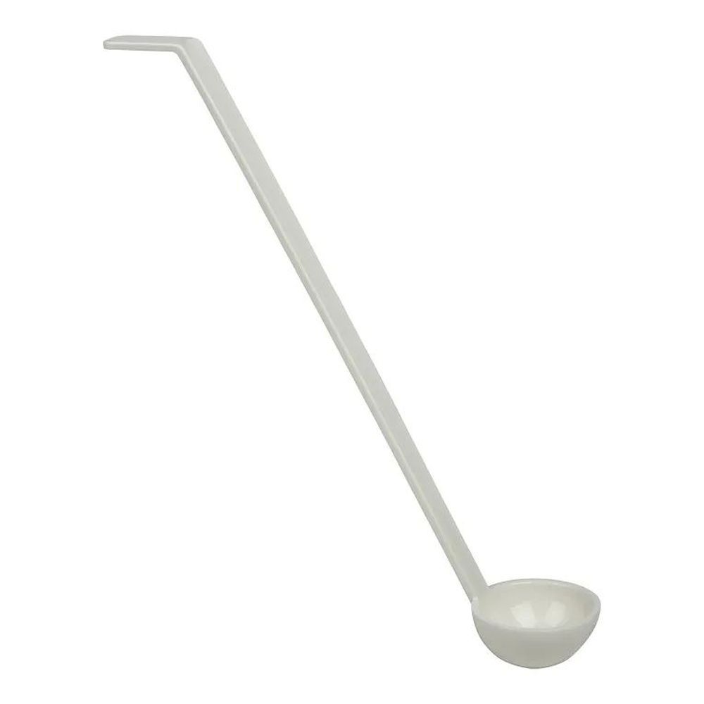 Cambro Camwear White Polycarbonate 1 Ounce Plain Ladle, 13 Inch Length -- 12 Per Case