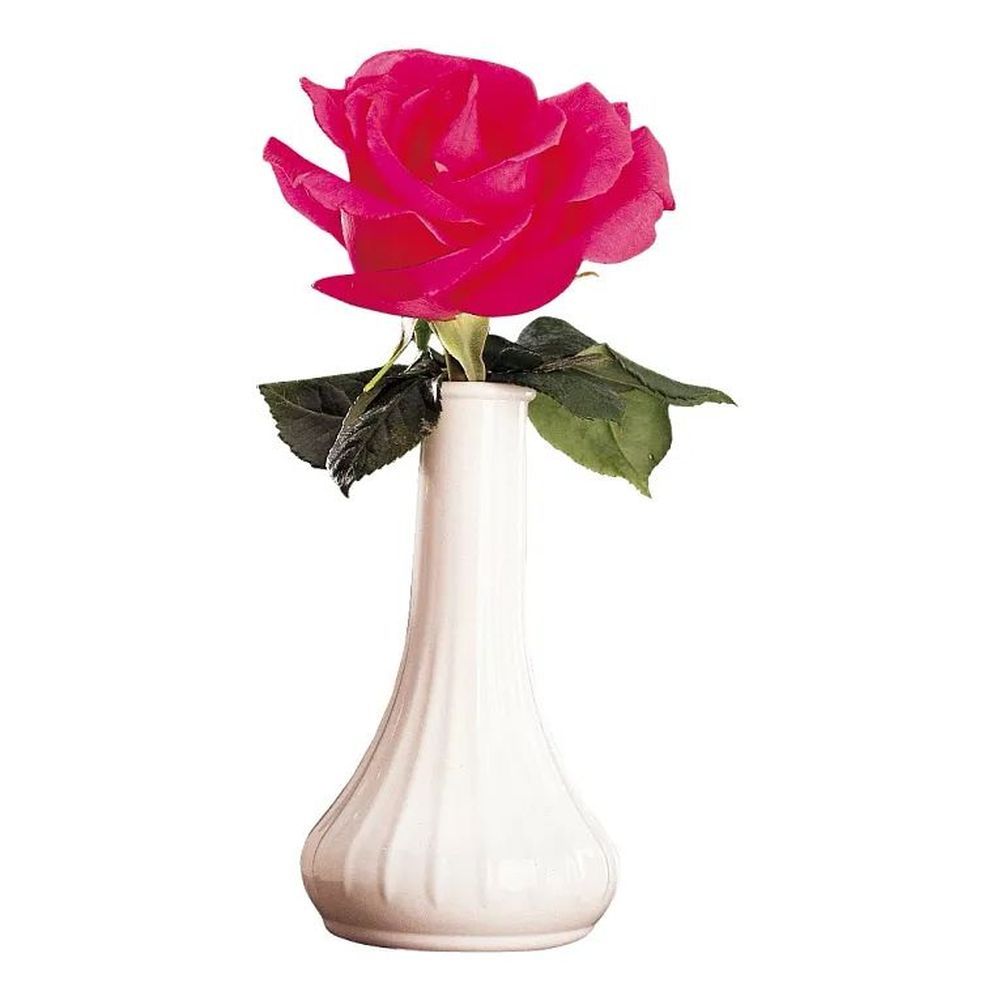 Cambro Camwear White Polycarbonate Bud Vase, 6 Inch -- 12 Per Case