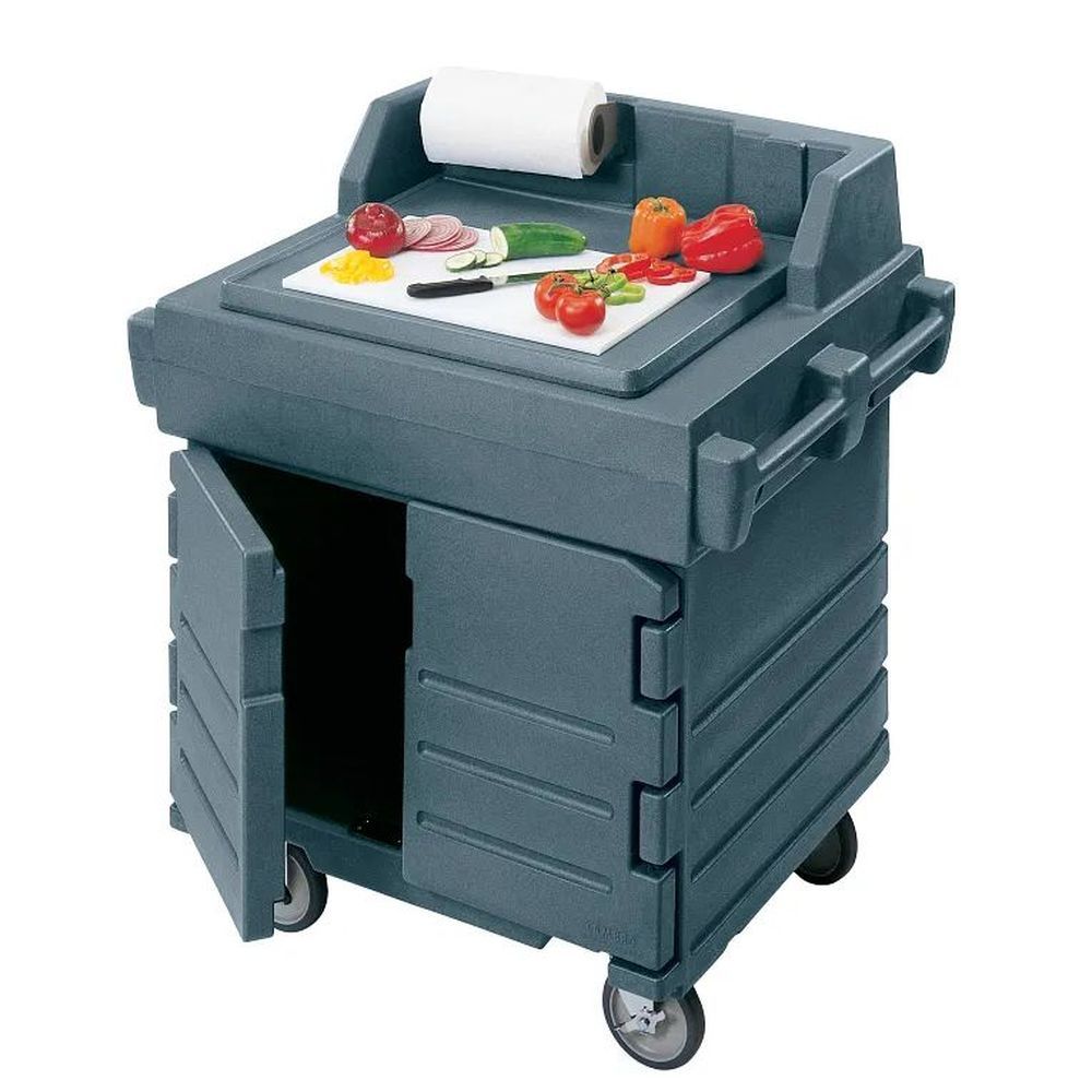 Cambro Camkiosk Granite Gray Polyethylene Work Station, 40 9/16 X 33 X 45 1/2 Inch