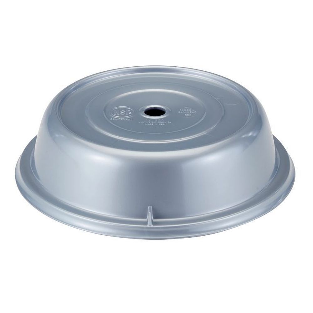 Cambro Camwear Camcovers Silver Metallic Plate Cover, 10 Inch Dia. X 2 7/8 Inch Height -- 12 Per Case