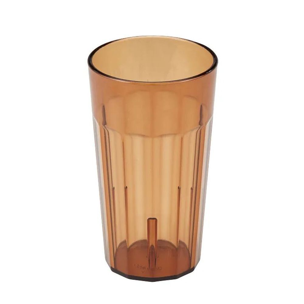 Cambro Amber San Plastic Newport Tumbler, 12.6 Ounce Capacity -- 36 Per Case