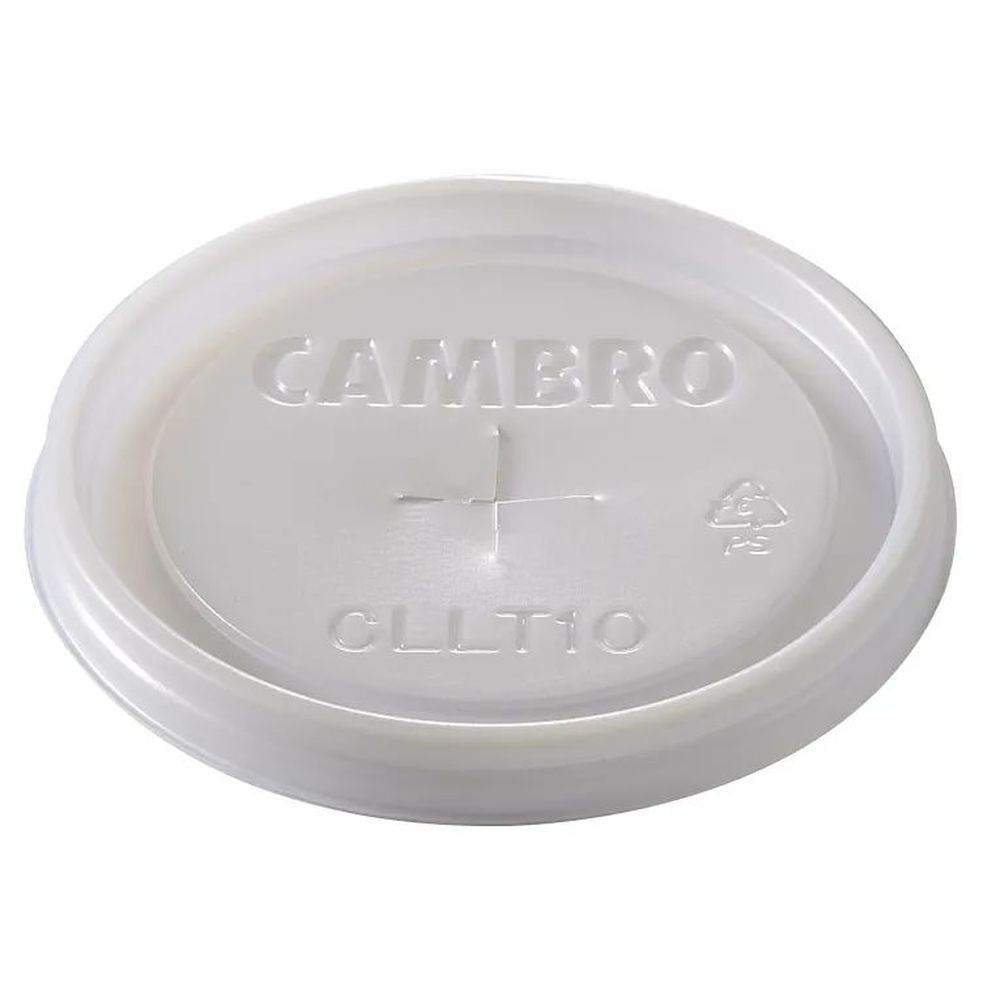 Cambro Clear Disposable Camlid For 10 Ounce Lt10 Laguna Tumbler, 1000 Count