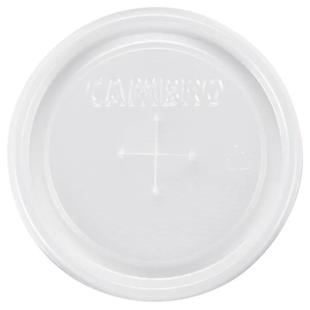 Cambro Translucent Disposable Lid Fits Dinex 6 Ounce Swirl Tumbler, 1000 Count