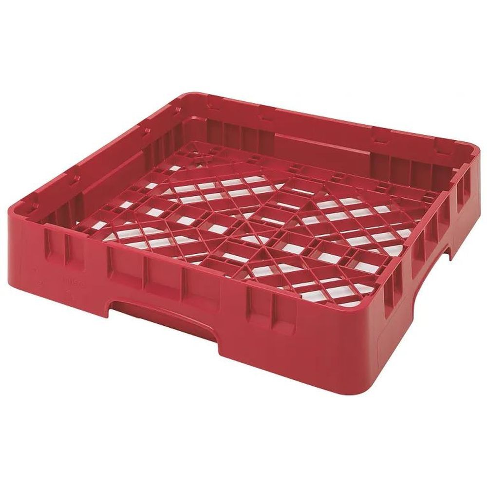 Cambro Camrack Red Polypropylene Full Size No Extender Base Rack, 19 3/4 X 19 3/4 X 4 Inch -- 6 Per Case