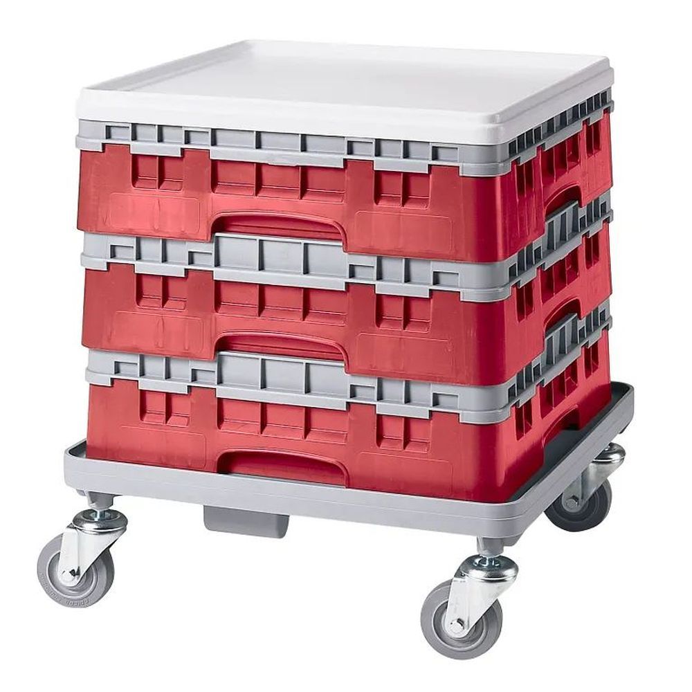 Cambro Camrack Red Polypropylene Full Size With 1 Extender Base Rack, 19 3/4 X 19 3/4 X 5 5/8 Inch -- 5 Per Case