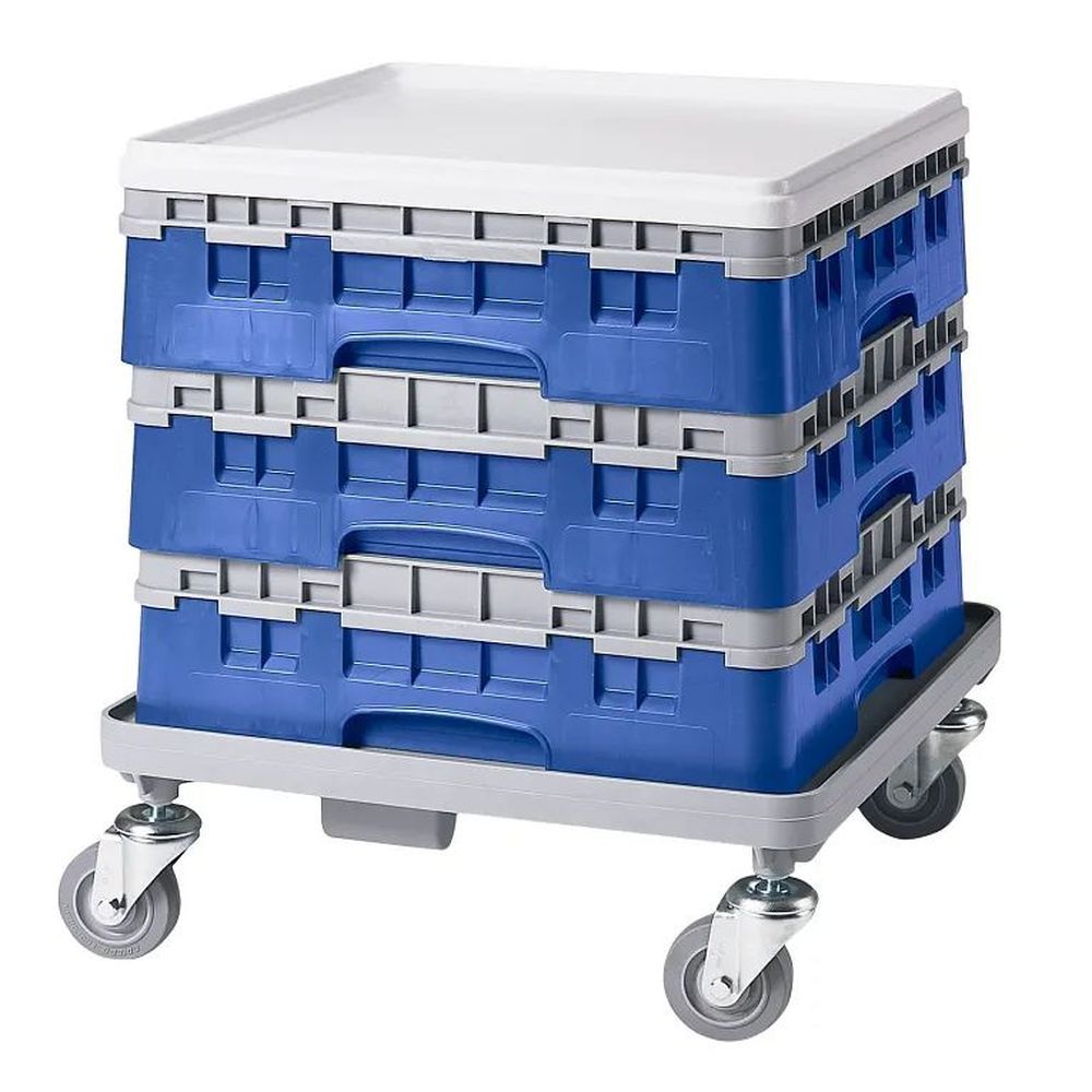 Cambro Camrack Blue Polypropylene Full Size With 1 Extender Base Rack, 19 3/4 X 19 3/4 X 5 5/8 Inch -- 5 Per Case