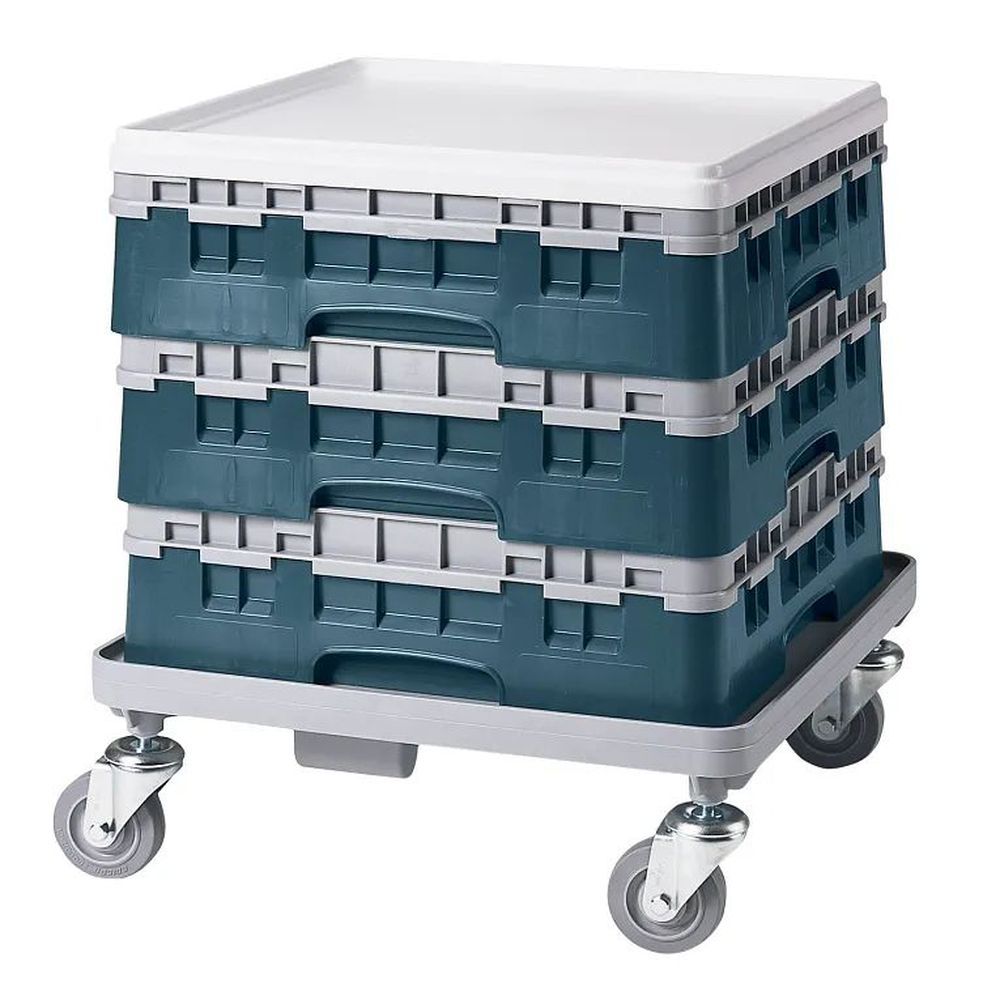 Cambro Camrack Teal Polypropylene Full Size With 1 Extender Base Rack, 19 3/4 X 19 3/4 X 5 5/8 Inch -- 5 Per Case