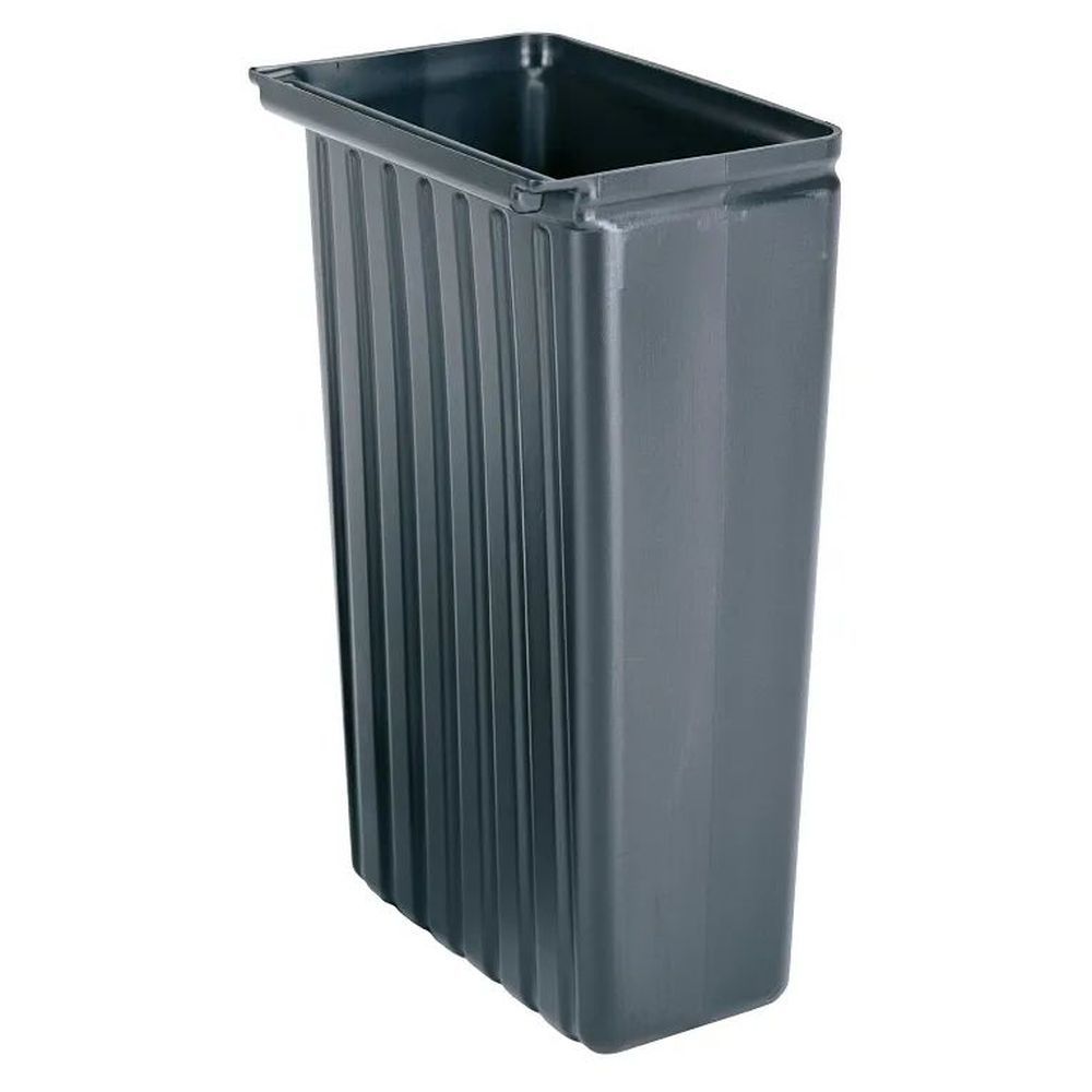 Cambro Black 8 Gallon Trash Container For Kd Utility Cart, 13 X 9 1?2 X 22 Inch