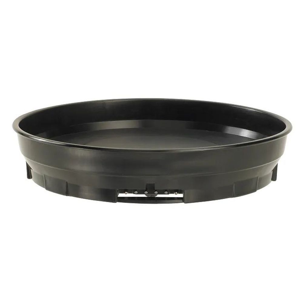 Cambro Shoreline Collection Black Camduction Base For 9 Inch Plate, 9 9/16 Inch Dia. X 1 15/16 Inch Height -- 12 Per Case