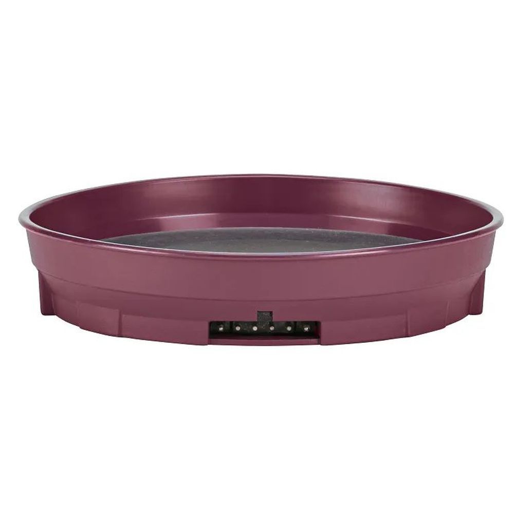 Cambro Shoreline Collection Cranberry Camduction Base For 9 Inch Plate, 9 9/16 Inch Dia. X 1 15/16 Inch Height -- 12 Per Case