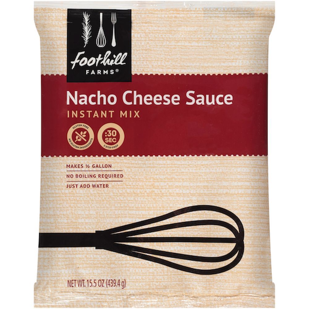 Foothill Farms Instant Nacho Cheese Sauce Mix, 16 Ounce -- 8 Per Case