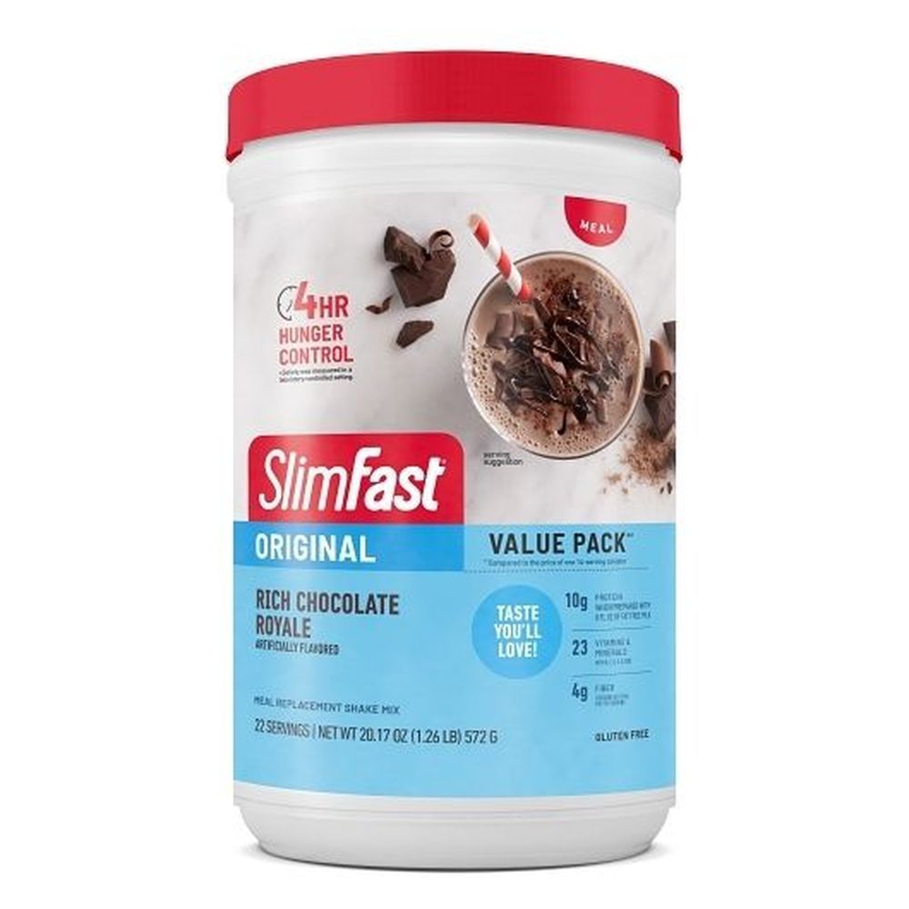 Slimfast Original Rich Chocolate Royale Protein Powder, 1.26 Pound -- 3 Per Case