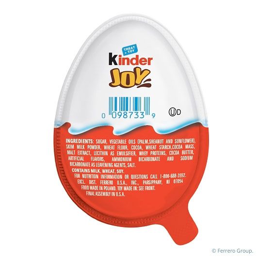 Kinder Joy Chocolate Candy, 0.7 Ounce -- 60 Per Case