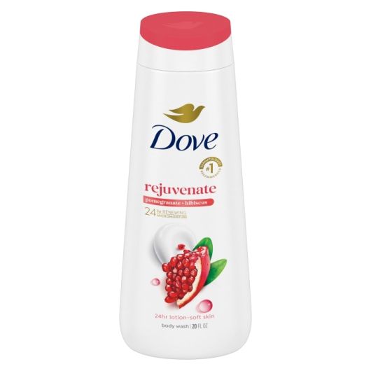 Dove Rejuvenate Pomegranate + Hibiscus Body Wash, 20 Fluid Ounce -- 4 Per Case