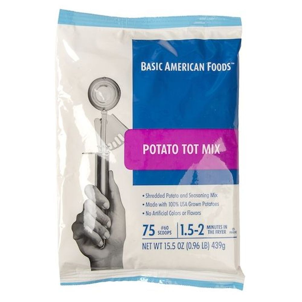 Basic American Foods Potato Tot Mix, 15.5 Ounce -- 8 Per Case