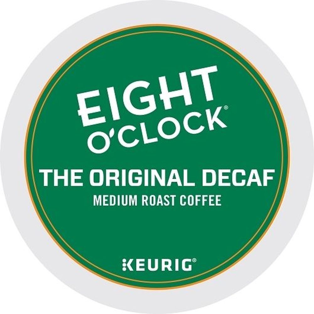 Eight O'clock Original Medium Roast Decaf K-cup Coffee Pod, 24 Count -- 4 Per Case