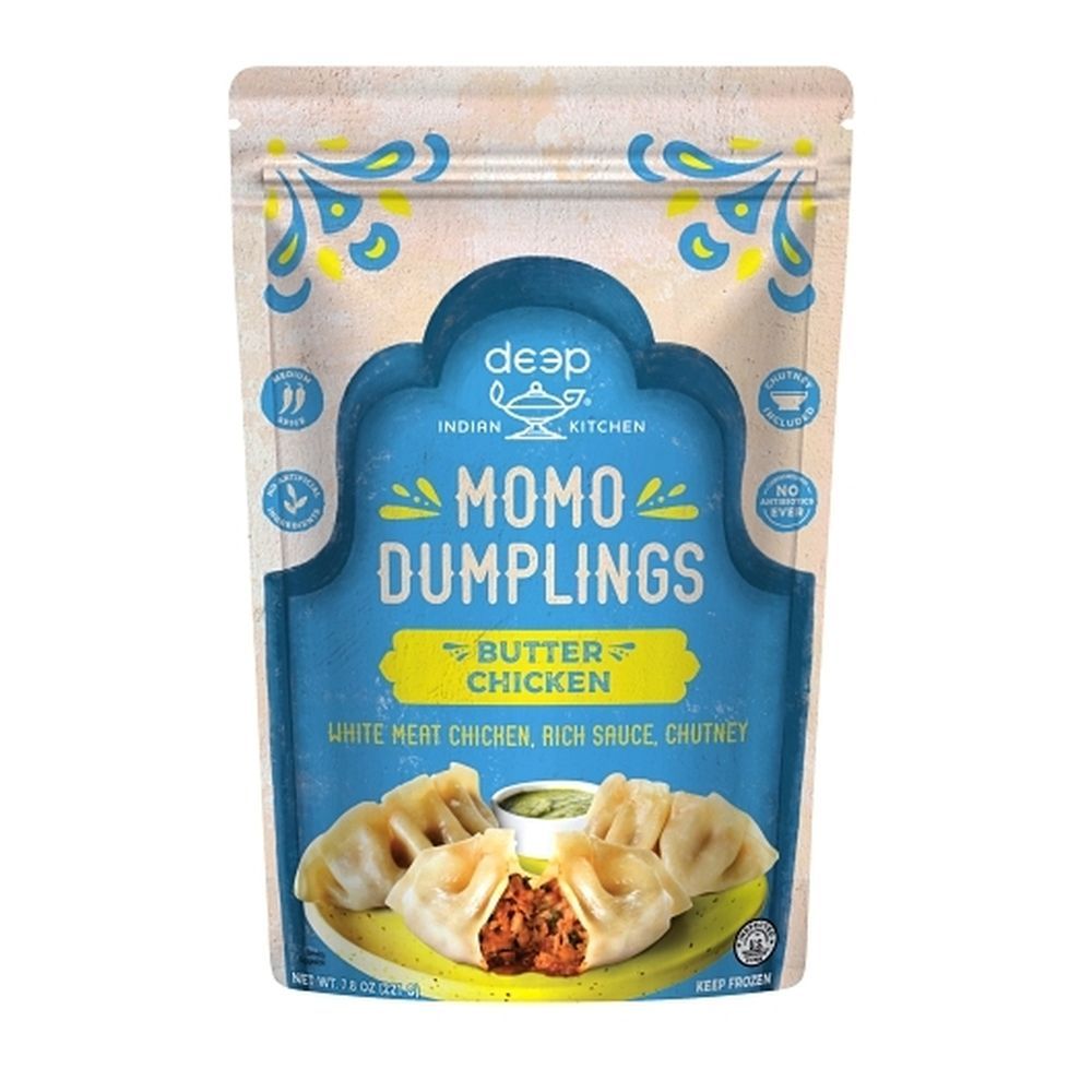 Deep Indian Kitchen Butter Chicken Momo Dumplings, 7.80 Ounce -- 8 Per Case