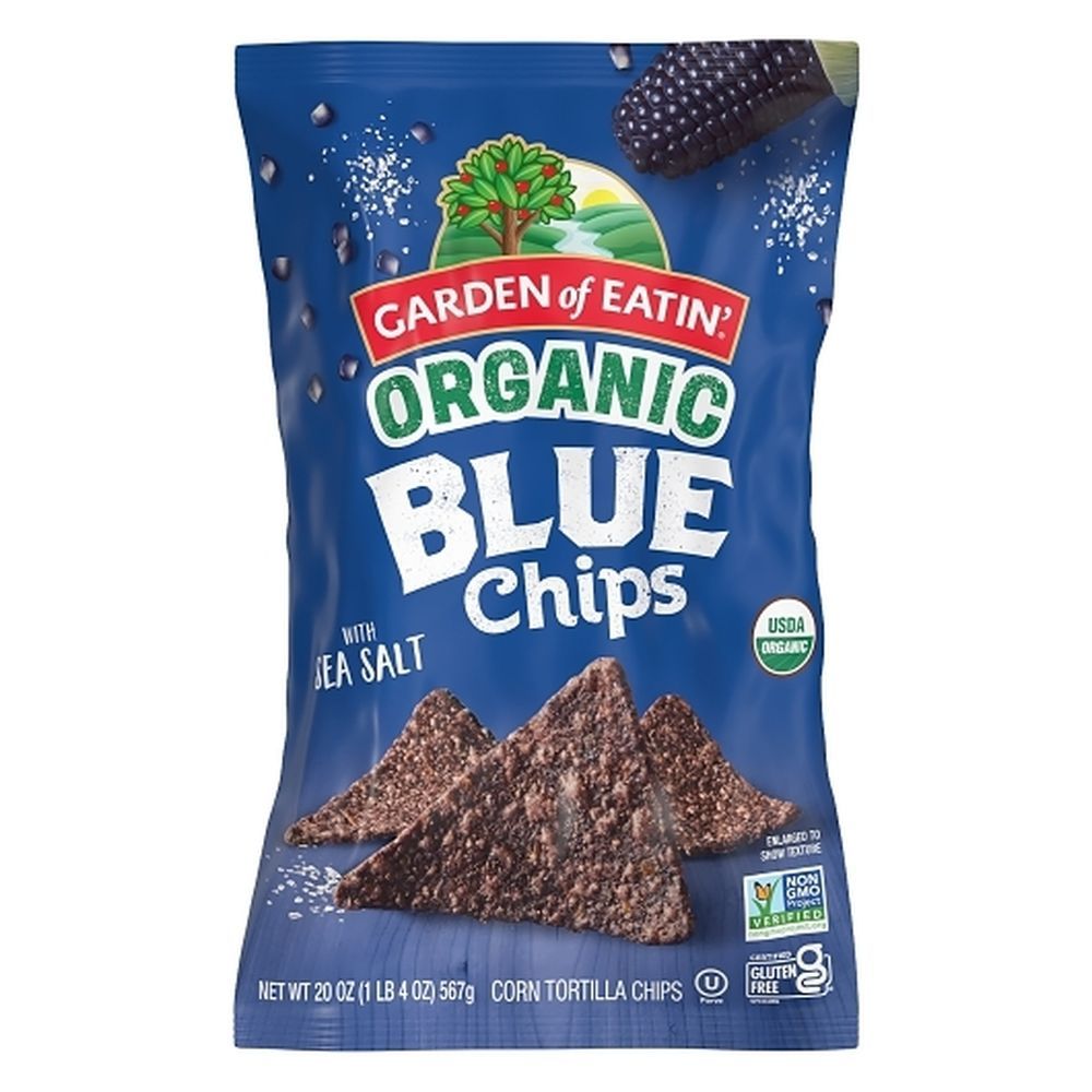 Garden Of Eatin Salted Blue Tortilla Chips, 20 Ounce -- 10 Per Case