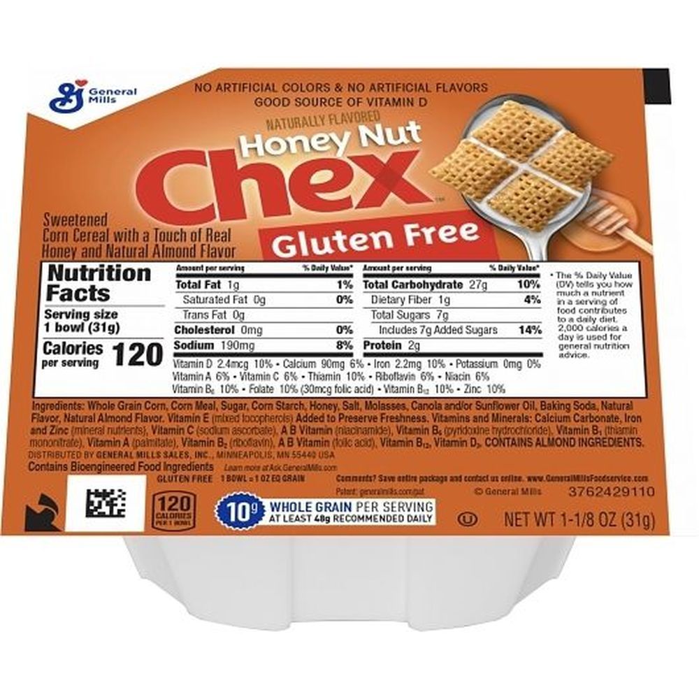 Honey Nut Chex Cereal, 1.13 Ounce -- 96 Per Case