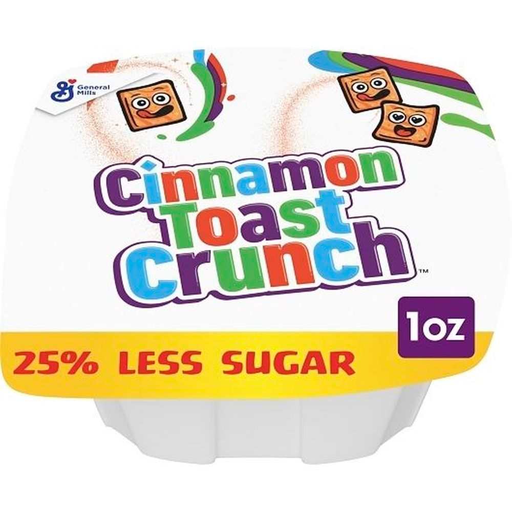 Cinnamon Toast Crunch Reduced Sugar Cereal, 1 Ounce -- 96 Per Case