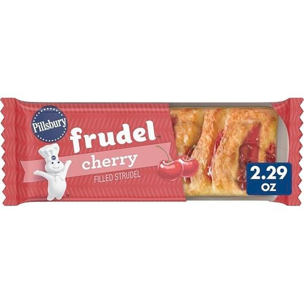 Pillsbury Frudel Cherry Filled Strudel, 2.29 Ounce -- 72 Per Case